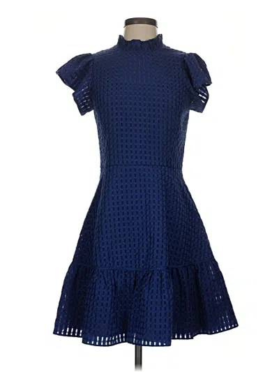 Pre-owned Shoshanna Cocktail Dress In Blue