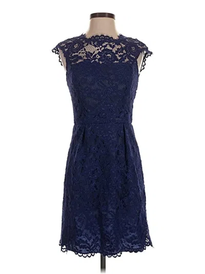 Pre-owned Shoshanna Cocktail Dress In Blue