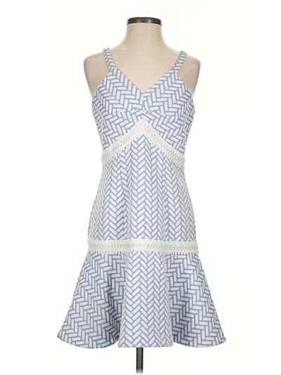 Pre-owned Shoshanna Cocktail Dress In Blue