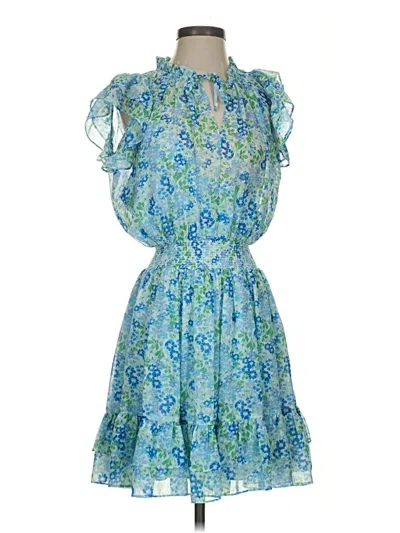 Pre-owned Shoshanna Cocktail Dress In Blue