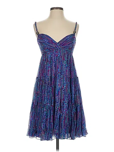 Pre-owned Shoshanna Cocktail Dress In Blue