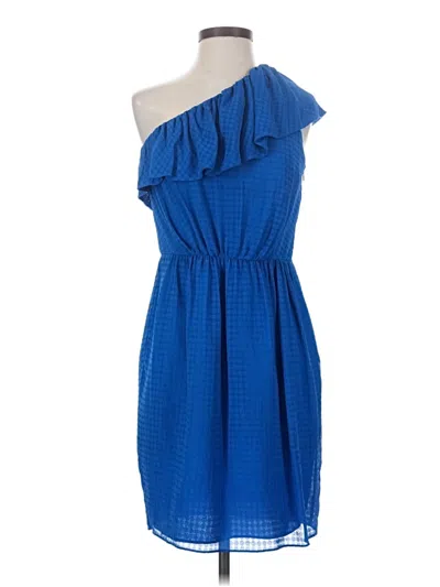 Pre-owned Shoshanna Cocktail Dress In Blue
