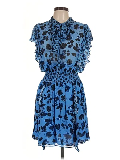 Pre-owned Shoshanna Cocktail Dress In Blue