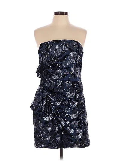 Pre-owned Shoshanna Cocktail Dress In Blue