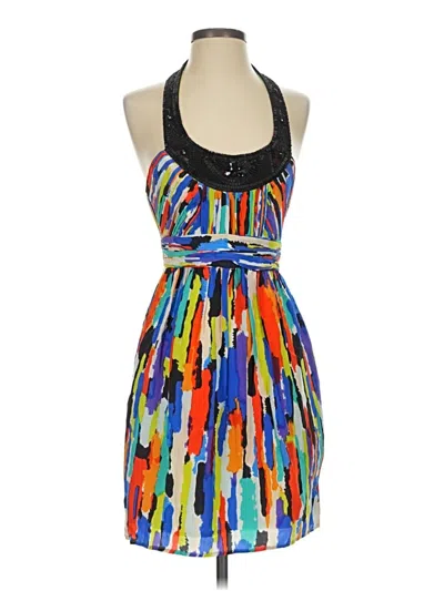 Pre-owned Shoshanna Cocktail Dress In Blue