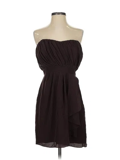 Pre-owned Shoshanna Cocktail Dress In Brown