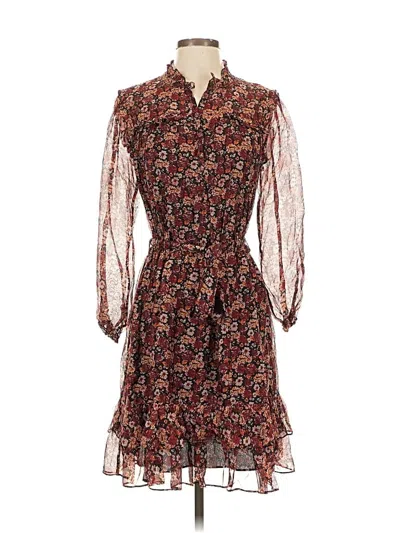 Pre-owned Shoshanna Cocktail Dress In Brown
