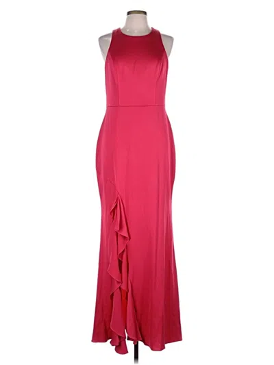 Pre-owned Shoshanna Cocktail Dress In Burgundy