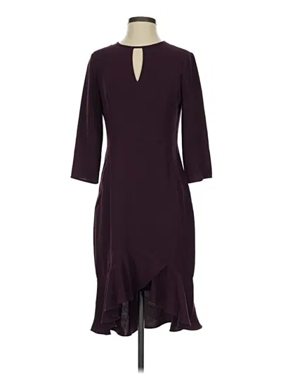 Pre-owned Shoshanna Cocktail Dress In Burgundy