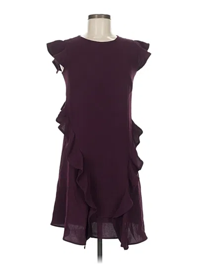 Pre-owned Shoshanna Cocktail Dress In Burgundy