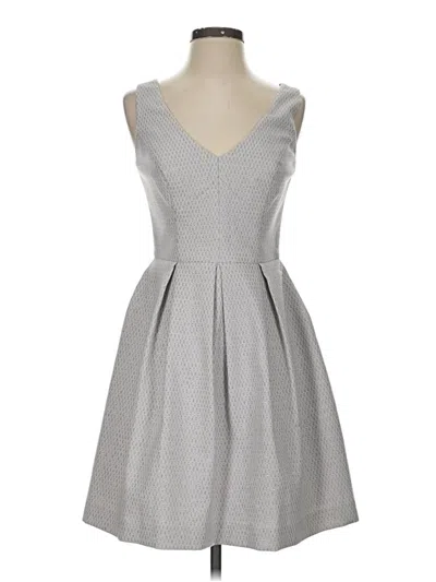 Pre-owned Shoshanna Cocktail Dress In Gray