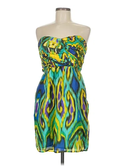 Pre-owned Shoshanna Cocktail Dress In Green
