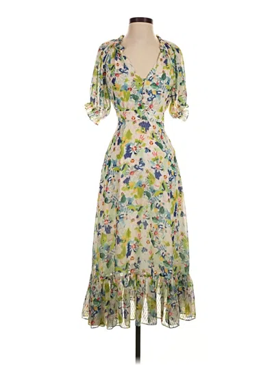 Pre-owned Shoshanna Cocktail Dress In Green