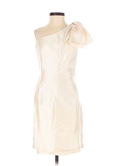 Pre-owned Shoshanna Cocktail Dress In Ivory
