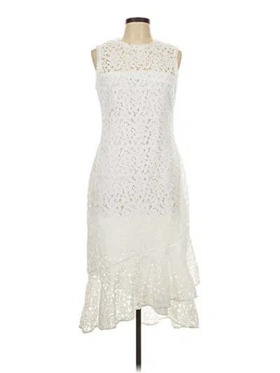 Pre-owned Shoshanna Cocktail Dress In Ivory
