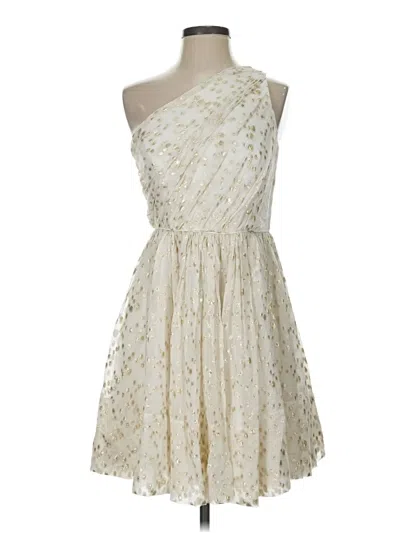 Pre-owned Shoshanna Cocktail Dress In Ivory