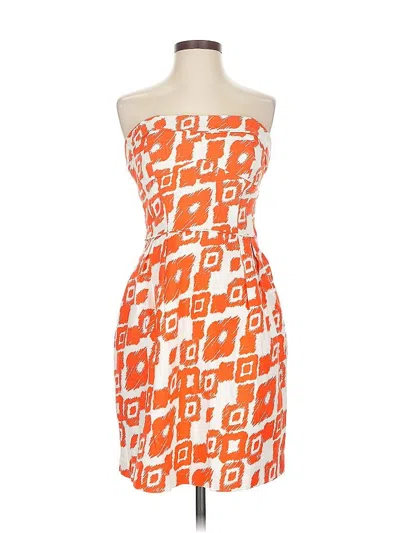 Pre-owned Shoshanna Cocktail Dress In Orange
