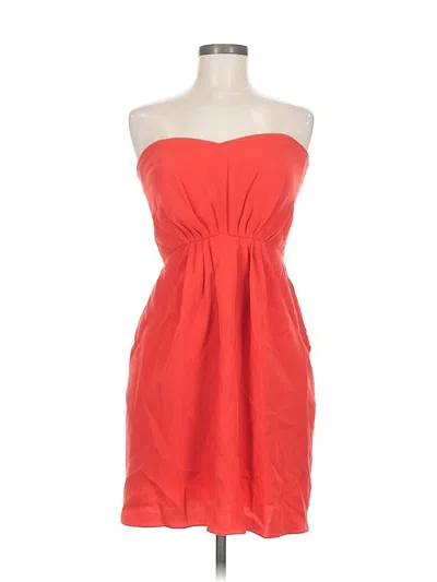 Pre-owned Shoshanna Cocktail Dress In Orange