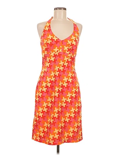 Pre-owned Shoshanna Cocktail Dress In Orange