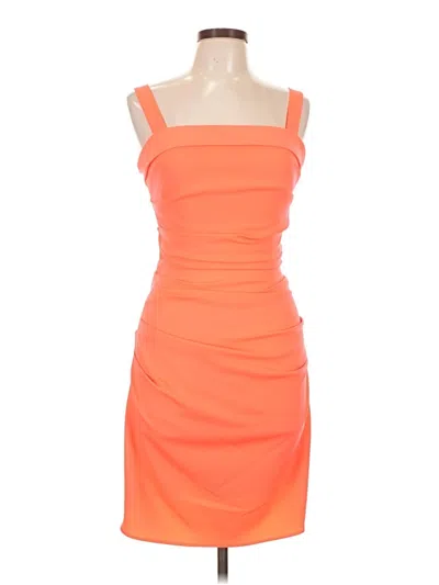 Pre-owned Shoshanna Cocktail Dress In Orange