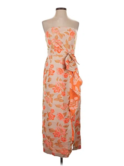 Pre-owned Shoshanna Cocktail Dress In Orange