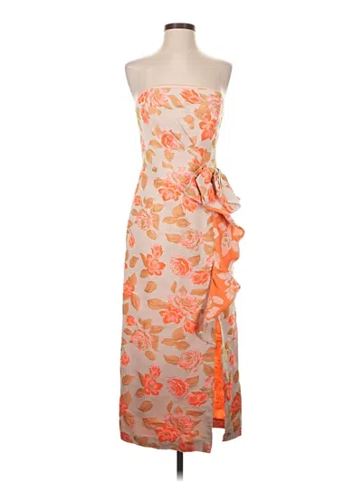 Pre-owned Shoshanna Cocktail Dress In Orange