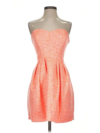 Pre-owned Shoshanna Cocktail Dress In Orange