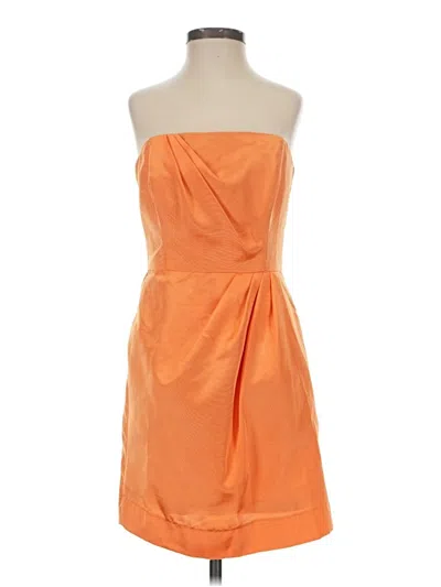 Pre-owned Shoshanna Cocktail Dress In Orange