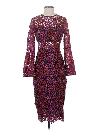 Pre-owned Shoshanna Cocktail Dress In Purple