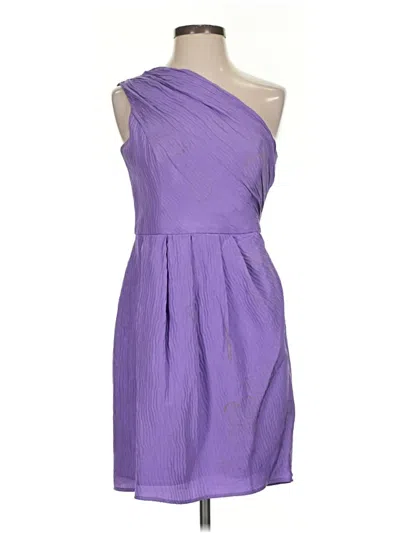 Pre-owned Shoshanna Cocktail Dress In Purple