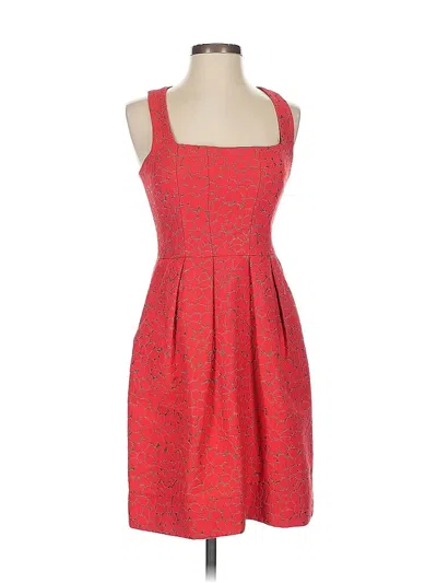 Pre-owned Shoshanna Cocktail Dress In Red