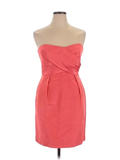 Pre-owned Shoshanna Cocktail Dress In Red