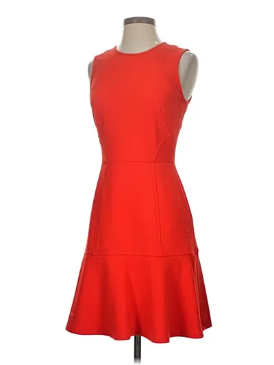 Pre-owned Shoshanna Cocktail Dress In Red