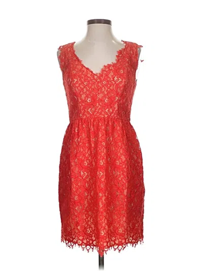 Pre-owned Shoshanna Cocktail Dress In Red