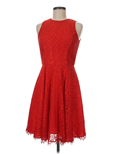 Pre-owned Shoshanna Cocktail Dress In Red