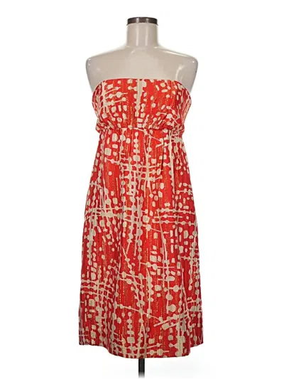 Pre-owned Shoshanna Cocktail Dress In Red