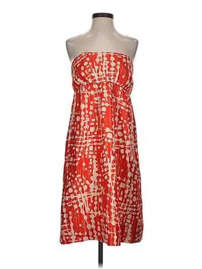 Pre-owned Shoshanna Cocktail Dress In Red