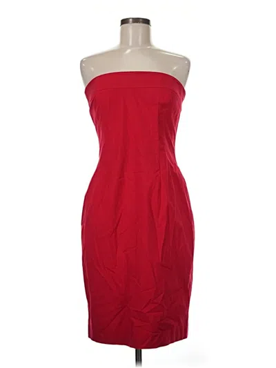 Pre-owned Shoshanna Cocktail Dress In Red
