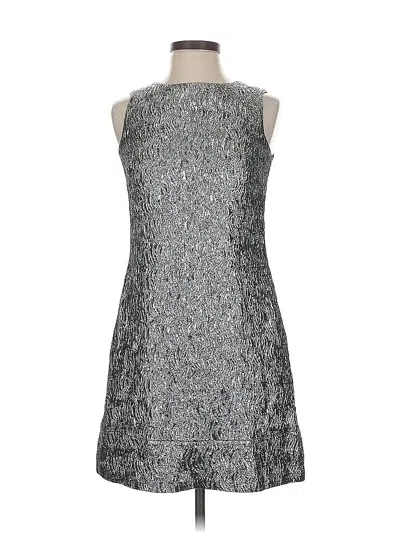 Pre-owned Shoshanna Cocktail Dress In Silver