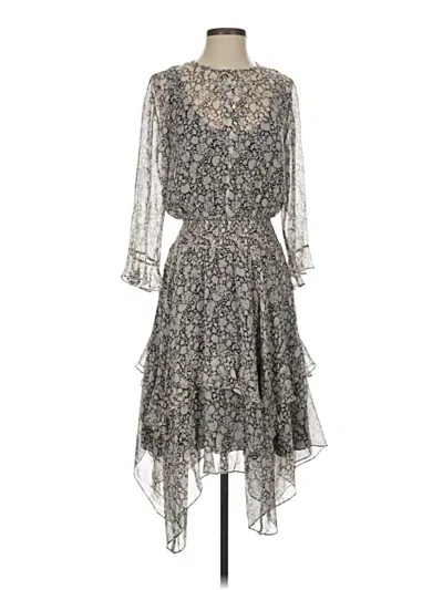 Pre-owned Shoshanna Cocktail Dress In Silver