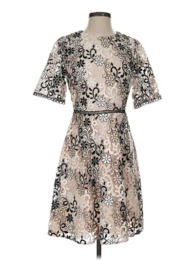 Pre-owned Shoshanna Cocktail Dress In Silver