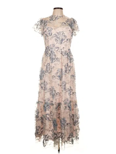 Pre-owned Shoshanna Cocktail Dress In Tan