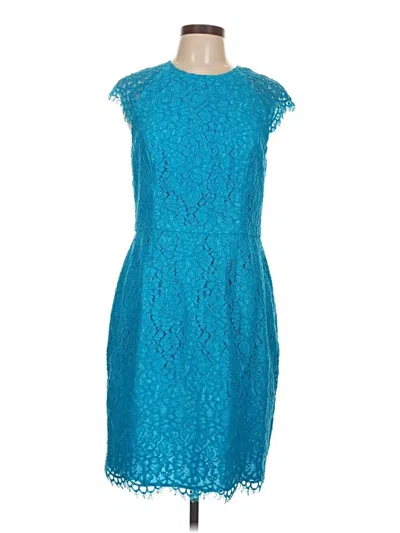 Pre-owned Shoshanna Cocktail Dress In Teal