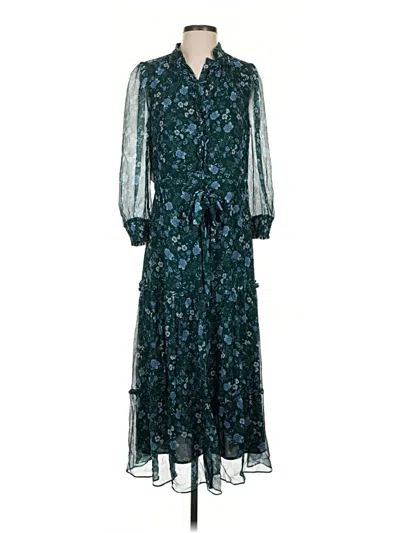 Pre-owned Shoshanna Cocktail Dress In Teal