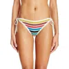 Shoshanna Crochet String Bikini Bottom In Multi In Multi