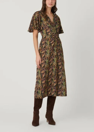 Shoshanna Drew Stony Point Paisley Dress In Multi