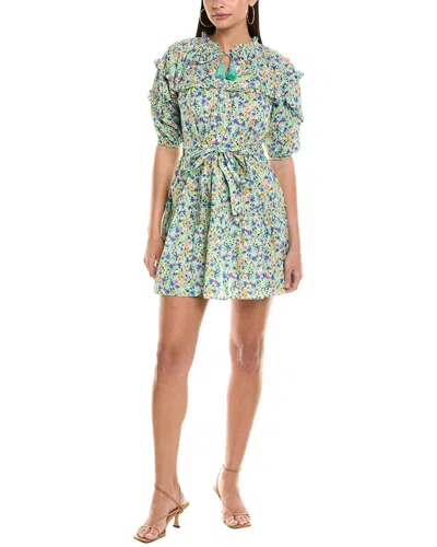 Shoshanna Elyse Mini Dress In Green