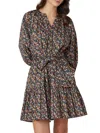 Shoshanna Esmae Dress In Jet Multi In Multi