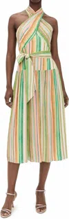 Shoshanna Florentine Sleeveless Midi Dress In Multi In Multi