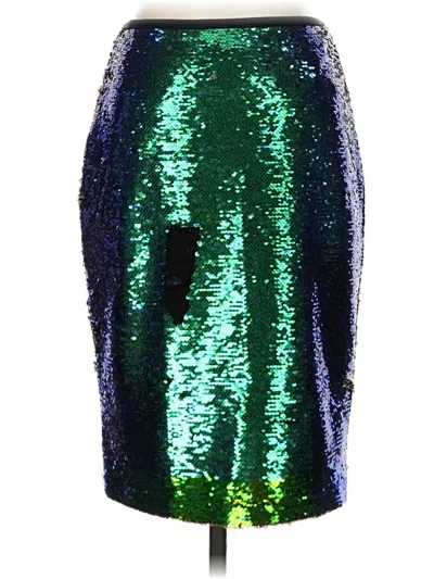 Pre-owned Shoshanna Formal Skirt In Green